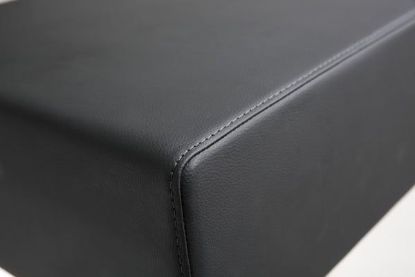 Seville Black Stainless Adjustable Barstool