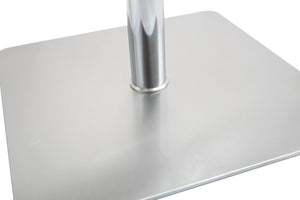 Seville Black Stainless Adjustable Barstool