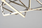 Bethel Chrome LED Chandelier in Stainless Steel & Acrylic