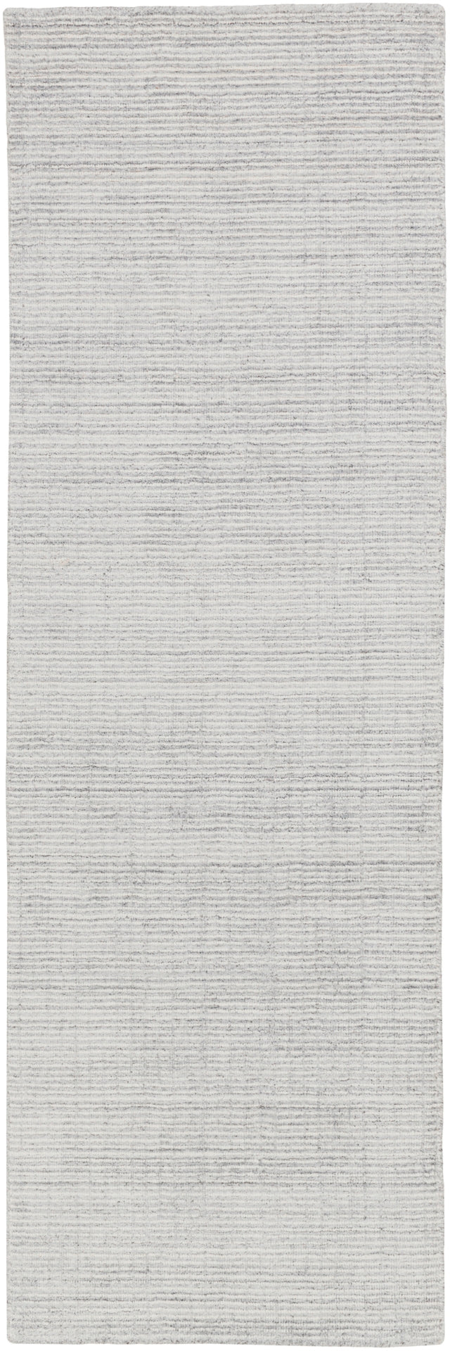 Templeton TPL-4000 Modern Viscose Rug TPL4000-913 Medium Gray, Silver Gray, Black, White 100% Viscose 9' x 13'