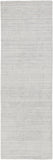 Templeton TPL-4000 Modern Viscose Rug TPL4000-268 Medium Gray, Silver Gray, Black, White 100% Viscose 2'6" x 8'