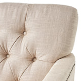 Malone Beige Club Chair Noble House