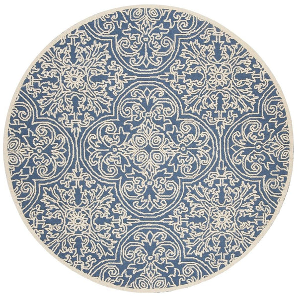 Safavieh Trace 101 Hand Tufted Wool and Cotton with Latex Rug TRC101B-3