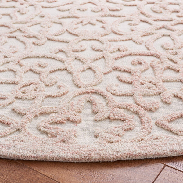 Safavieh Trace 103 Hand Tufted Wool and Cotton with Latex Rug TRC103U-6SQ