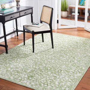 Safavieh Trace 103 Hand Tufted Wool and Cotton with Latex Rug TRC103Y-6SQ