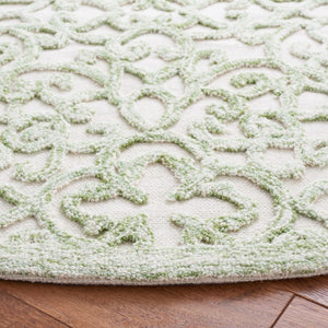Safavieh Trace 103 Hand Tufted Wool and Cotton with Latex Rug TRC103Y-6SQ