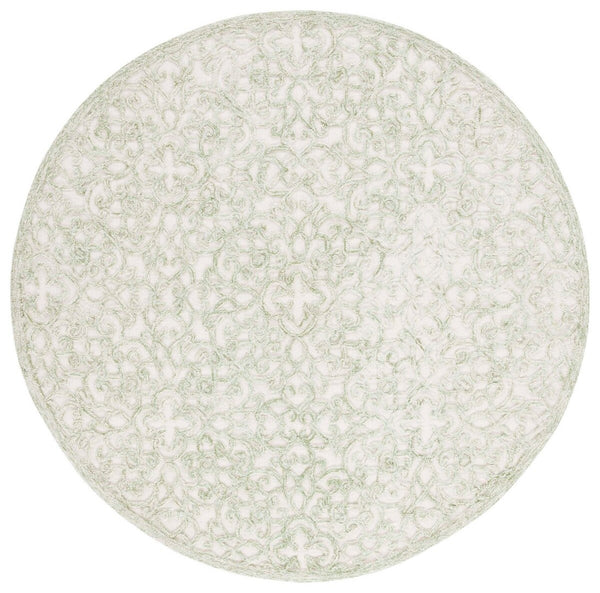 Safavieh Trace 103 Hand Tufted Wool and Cotton with Latex Rug TRC103Y-6SQ