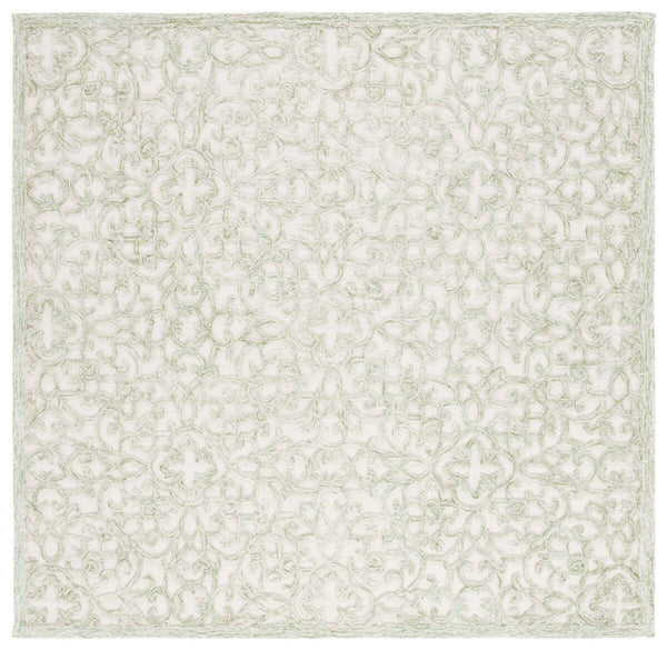 Safavieh Trace 103 Hand Tufted Wool and Cotton with Latex Rug TRC103Y-6SQ