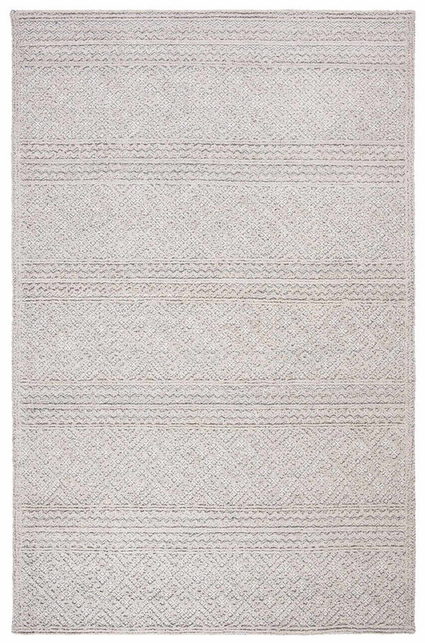 Trace 219 Contemporary Hand Tufted 65% Wool, 25% Viscose, 10% Nylon Rug Grey / Beige