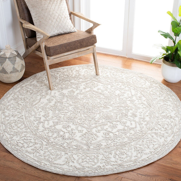 Safavieh Trace 302 Hand Tufted Indian Wool and Cotton with Latex Transitional Rug TRC302A-2640