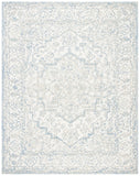 Trace 302 Transitional Hand Tufted 100% Indian Wool Pile Rug Ivory / Blue