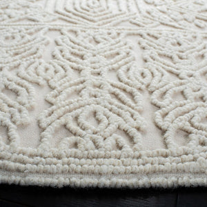 Safavieh Trace 401 Hand Tufted Wool and Cotton with Latex Bohemian Rug TRC401A-8