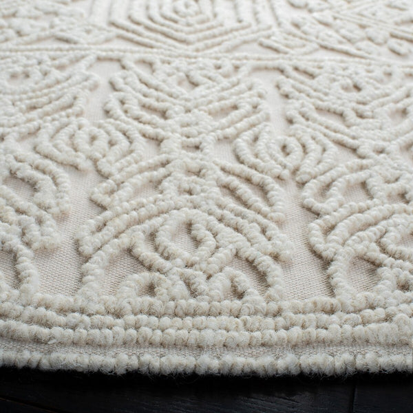 Safavieh Trace 401 Hand Tufted Wool and Cotton with Latex Bohemian Rug TRC401A-8