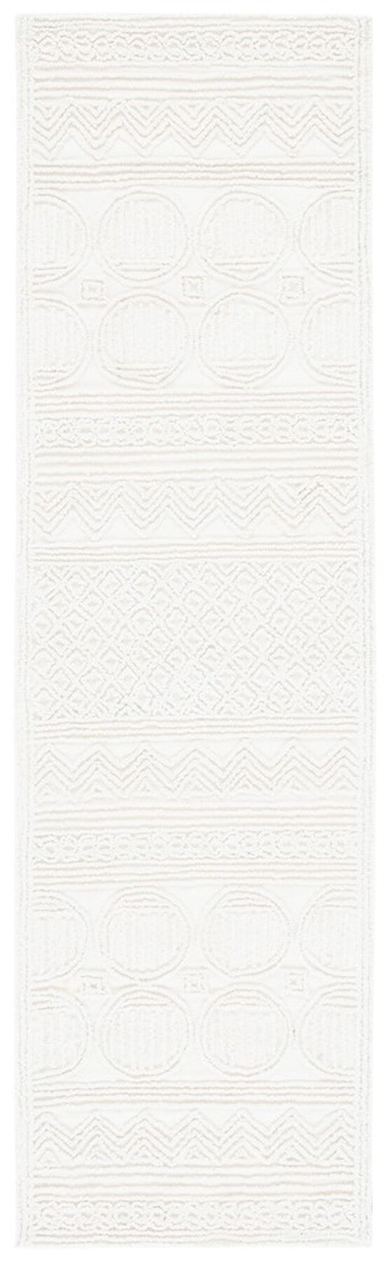 Safavieh Trace 402 Hand Tufted Wool and Cotton with Latex Bohemian Rug TRC402A-8