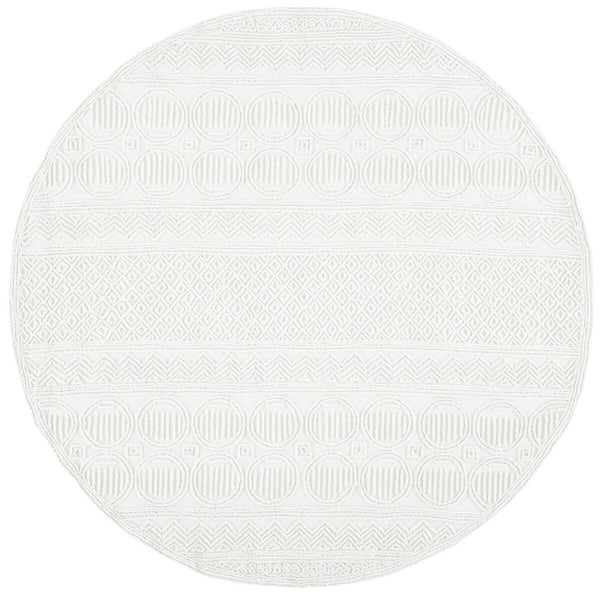 Safavieh Trace 402 Hand Tufted Wool and Cotton with Latex Bohemian Rug TRC402A-8