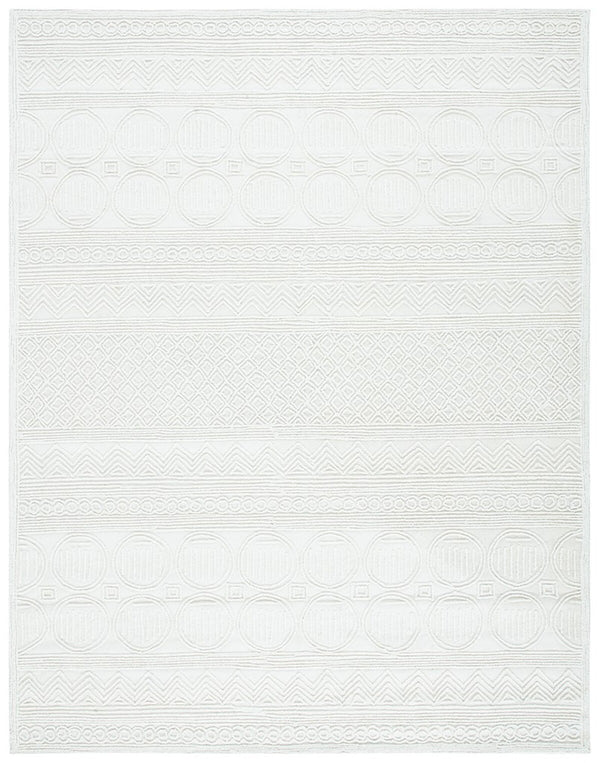 Safavieh Trace 402 Hand Tufted Wool and Cotton with Latex Bohemian Rug TRC402A-8