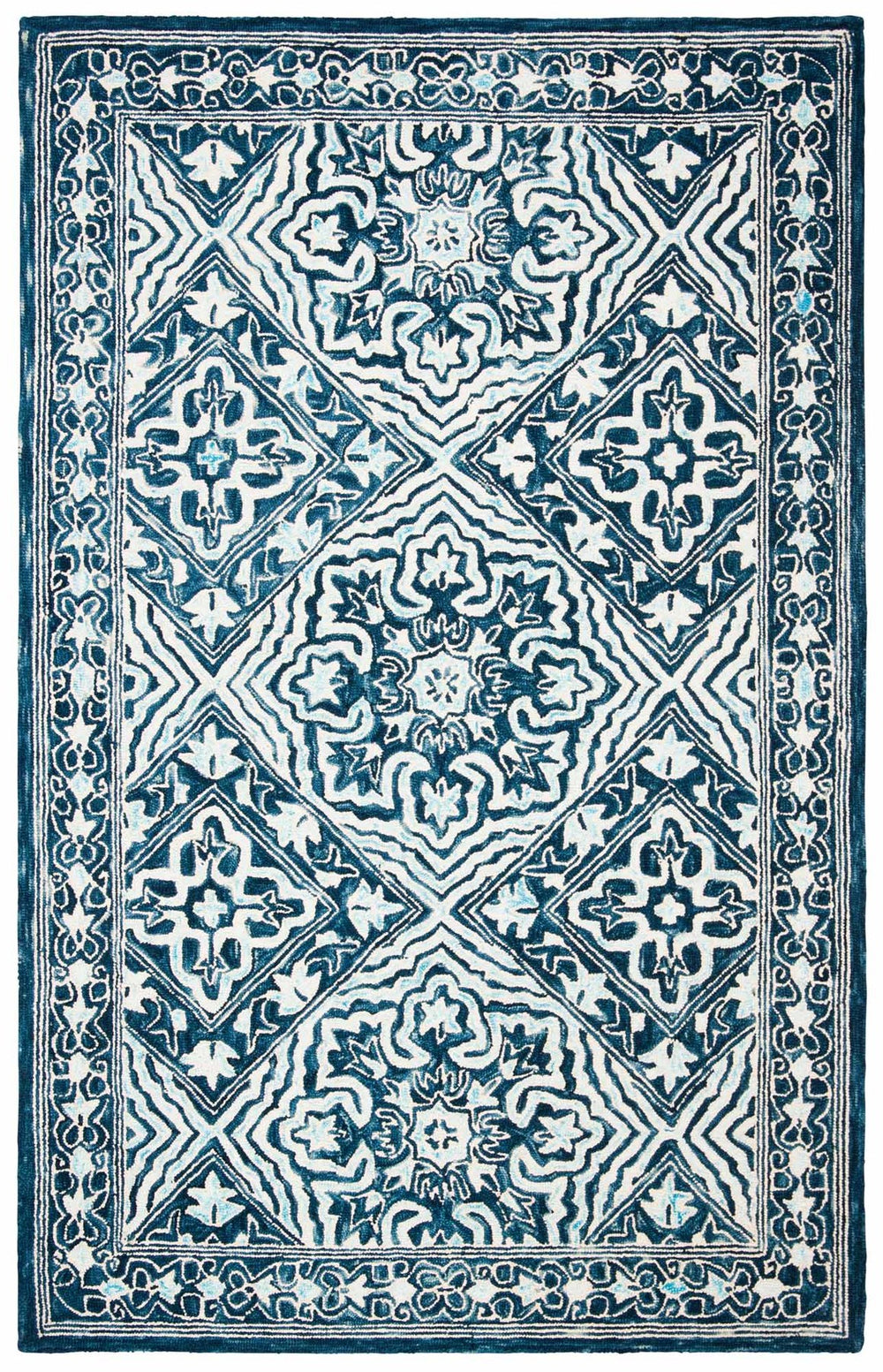Safavieh Trace 507 Hand Tufted Wool and Cotton Transitional Rug TRC507N-10