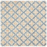 Trace 512 Contemporary Hand Tufted 100% Wool Pile Rug Ivory / Navy