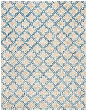 Trace 512 Contemporary Hand Tufted 100% Wool Pile Rug Ivory / Navy