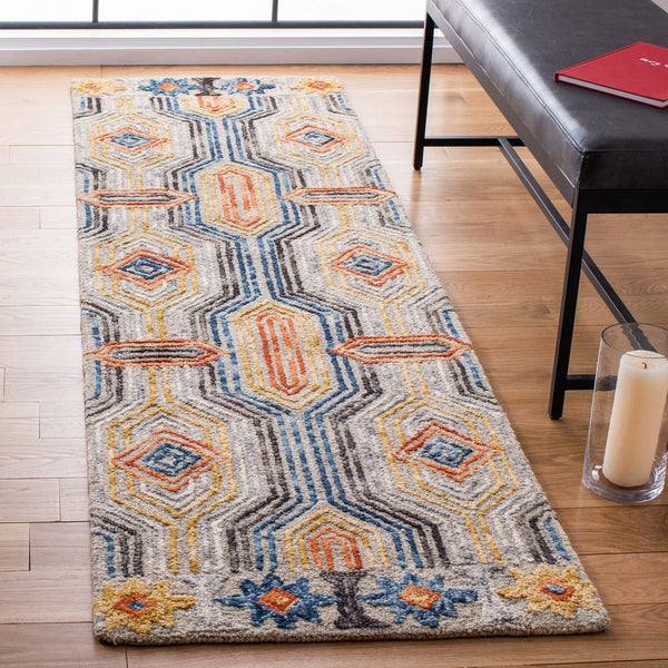 Safavieh Trace 515 Hand Tufted Wool and Cotton Contemporary Rug TRC515F-8SQ