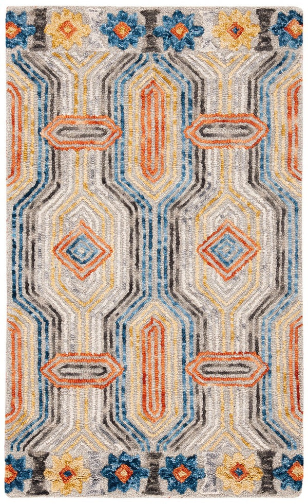 Safavieh Trace 515 Hand Tufted Wool and Cotton Contemporary Rug TRC515F-8SQ