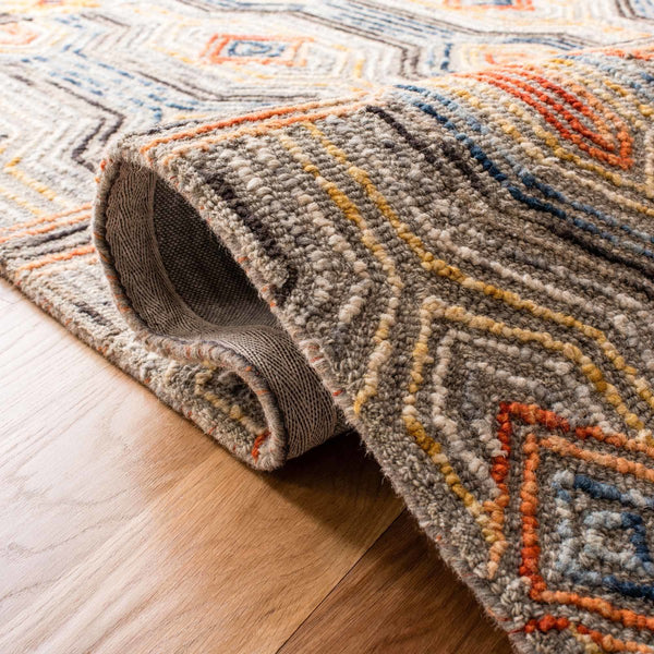 Safavieh Trace 515 Hand Tufted Wool and Cotton Contemporary Rug TRC515F-8SQ