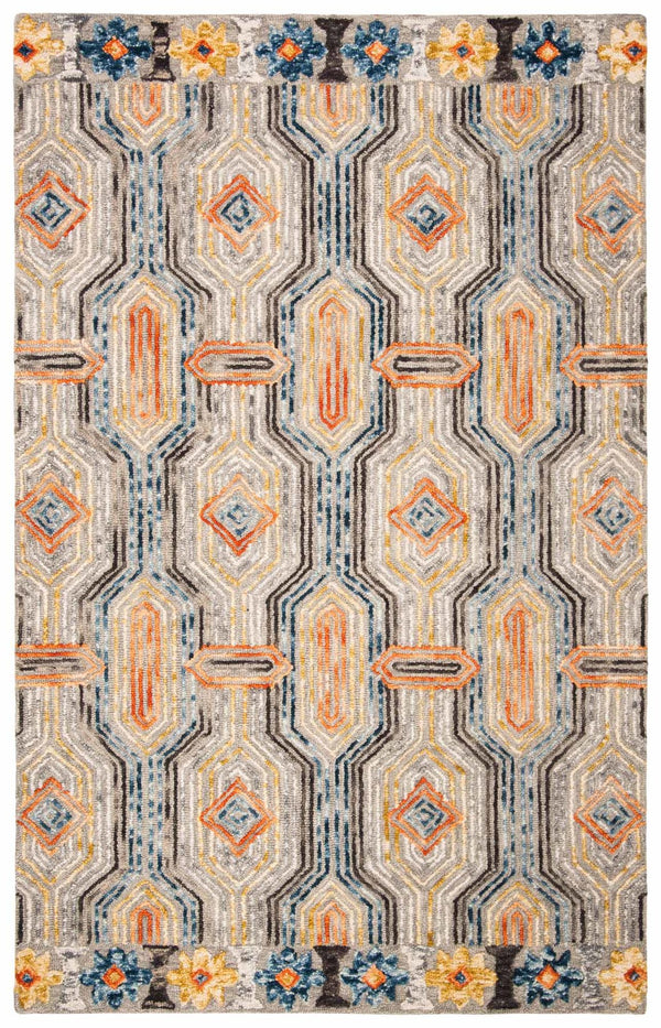 Safavieh Trace 515 Hand Tufted Wool and Cotton Contemporary Rug TRC515F-8SQ