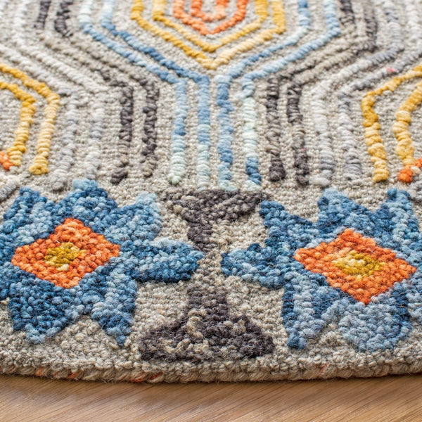 Safavieh Trace 515 Hand Tufted Wool and Cotton Contemporary Rug TRC515F-8SQ