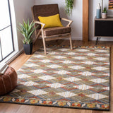 Safavieh Trace 522 Hand Tufted Wool and Cotton Contemporary Rug TRC522M-4SQ