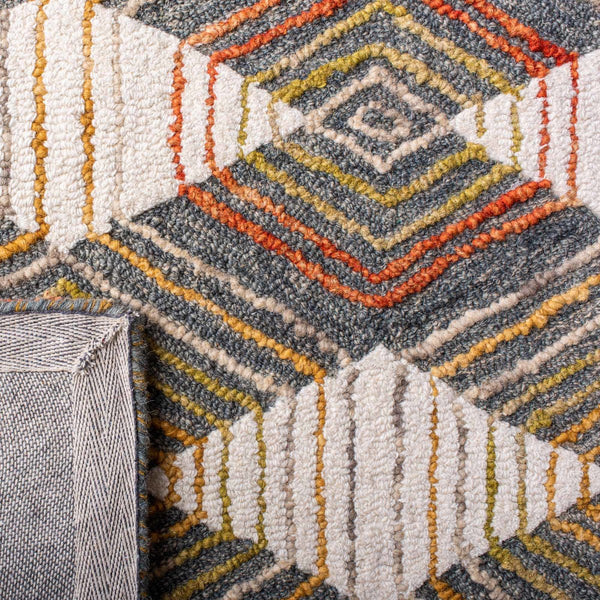 Safavieh Trace 522 Hand Tufted Wool and Cotton Contemporary Rug TRC522M-4SQ