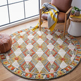 Safavieh Trace 522 Hand Tufted Wool and Cotton Contemporary Rug TRC522M-4SQ