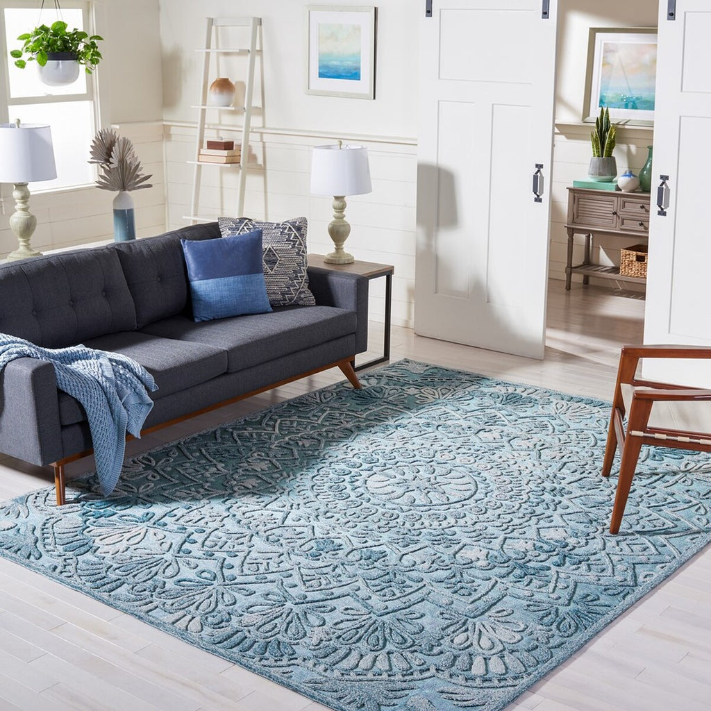 Safavieh Trace 601 Hand Tufted 60% Wool and 40% Polyester Rug TRC601K-9