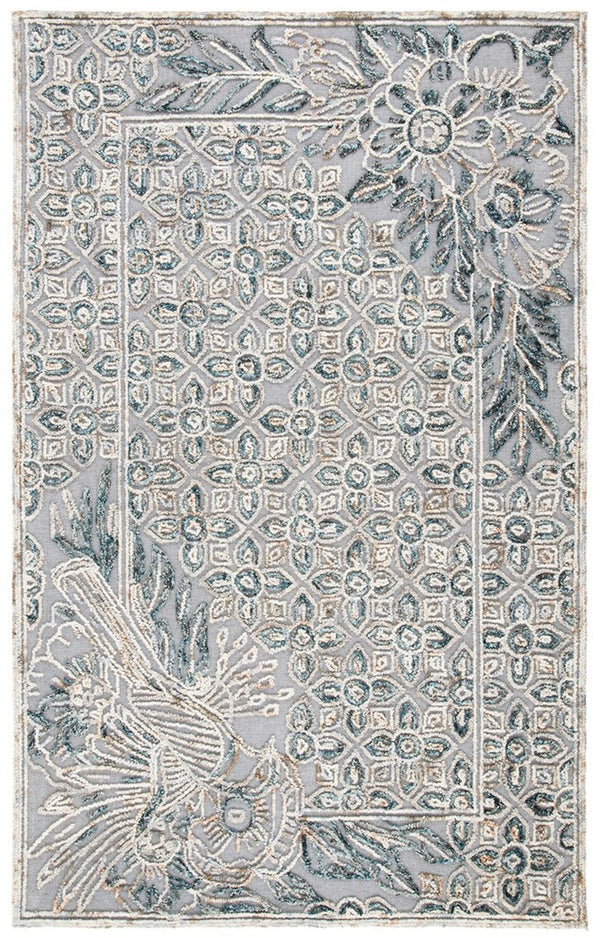 Safavieh Trace 801 Hand Tufted 80% Wool and 20% Cotton Rug TRC801F-8