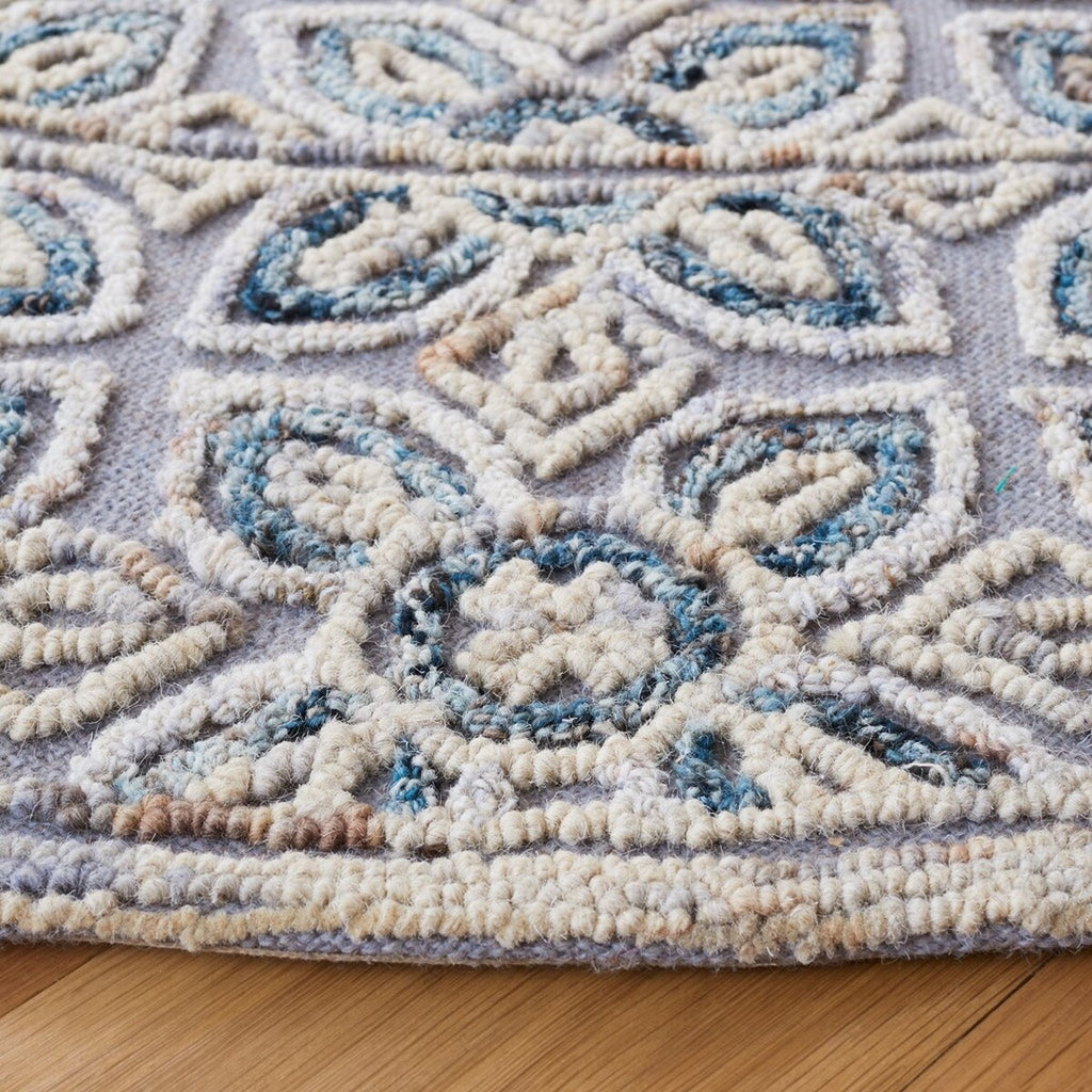 Safavieh Trace 801 Hand Tufted 80% Wool and 20% Cotton Rug TRC801F-8