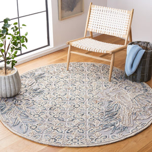 Safavieh Trace 801 Hand Tufted 80% Wool and 20% Cotton Rug TRC801F-8