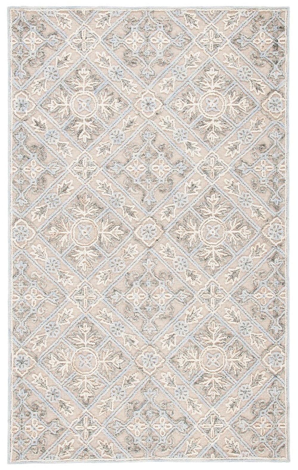 Safavieh Trace 802 Hand Tufted 80% Wool and 20% Cotton Rug TRC802B-8