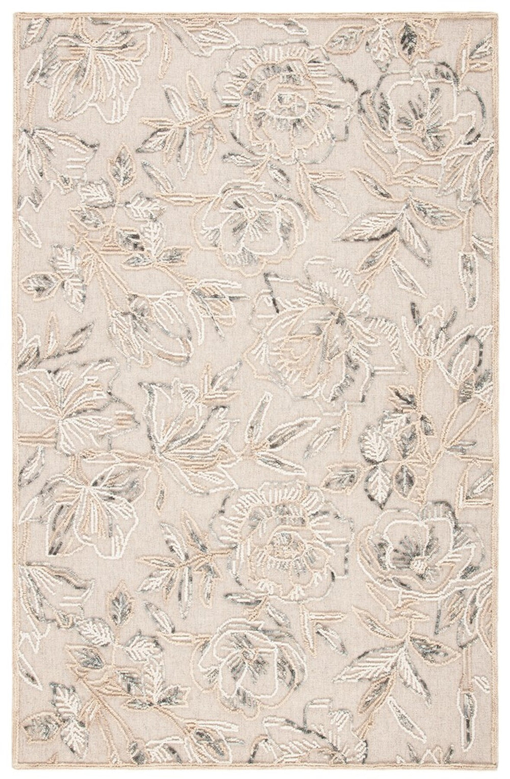 Safavieh Trace 803 Hand Tufted 80% Wool and 20% Cotton Rug TRC803B-8