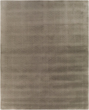 Taraash TRH-2304 Modern Wool Rug TRH2304-810 Charcoal 100% Wool 8' x 10'