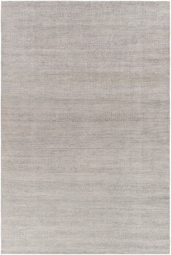 Tribeca TRI-2301 Modern Wool, Viscose Rug TRI2301-81012 Medium Gray, Charcoal, Light Gray 70% Wool, 30% Viscose 8'10" x 12'