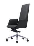 VIG Furniture Modrest Tricia - Modern Black High Back Executive Office Chair VGFUA1911-BLK-OC