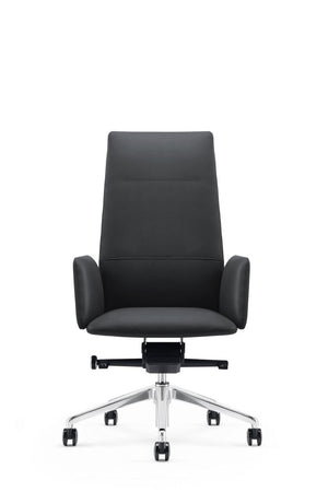 VIG Furniture Modrest Tricia - Modern Black High Back Executive Office Chair VGFUA1911-BLK-OC