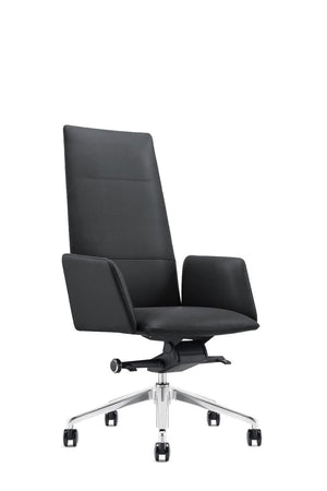 VIG Furniture Modrest Tricia - Modern Black High Back Executive Office Chair VGFUA1911-BLK-OC