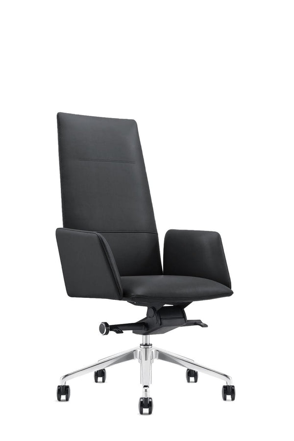 VIG Furniture Modrest Tricia - Modern Black High Back Executive Office Chair VGFUA1911-BLK-OC
