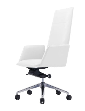 VIG Furniture Modrest Tricia - Modern White High Back Executive Office Chair VGFUA1911-WHT-OC