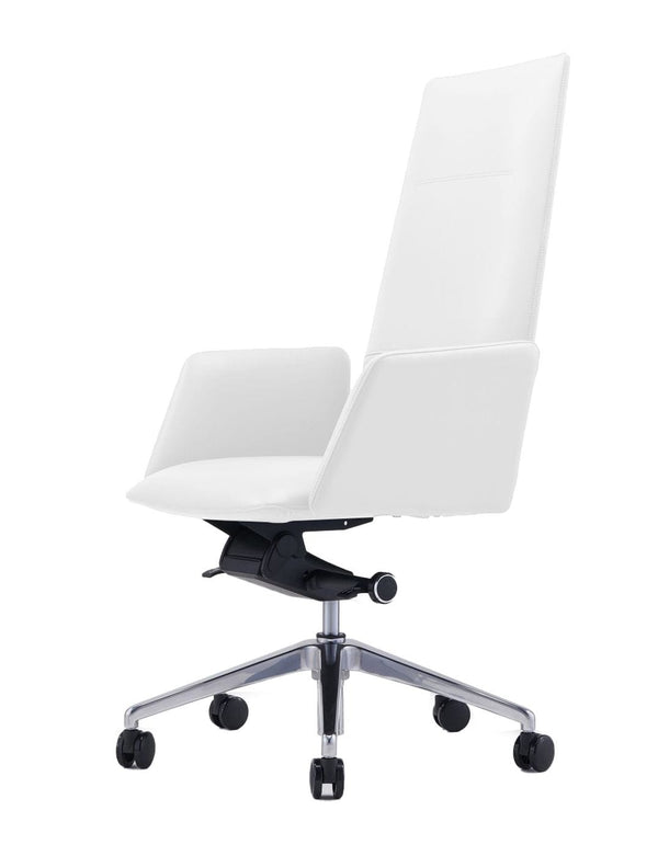 VIG Furniture Modrest Tricia - Modern White High Back Executive Office Chair VGFUA1911-WHT-OC
