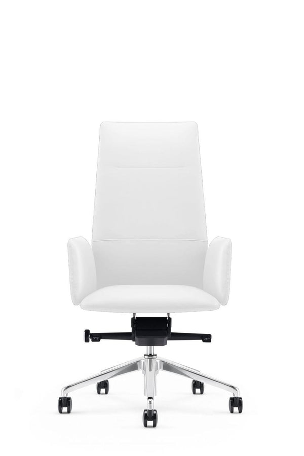 VIG Furniture Modrest Tricia - Modern White High Back Executive Office Chair VGFUA1911-WHT-OC