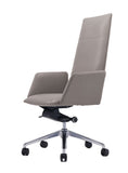 VIG Furniture Modrest Tricia - Modern Grey High Back Executive Office Chair VGFUA1911-GRY-OC