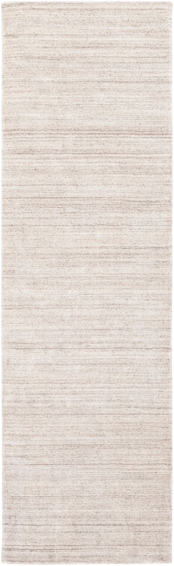 Torino TRN-2301 Modern Wool, Cotton, Viscose Rug TRN2301-268 White, Medium Gray 60% Wool, 20% Cotton, 20% Viscose 2'6" x 8'