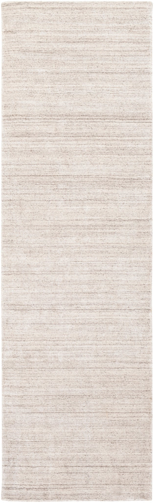 Torino TRN-2301 Modern Wool, Cotton, Viscose Rug TRN2301-268 White, Medium Gray 60% Wool, 20% Cotton, 20% Viscose 2'6" x 8'