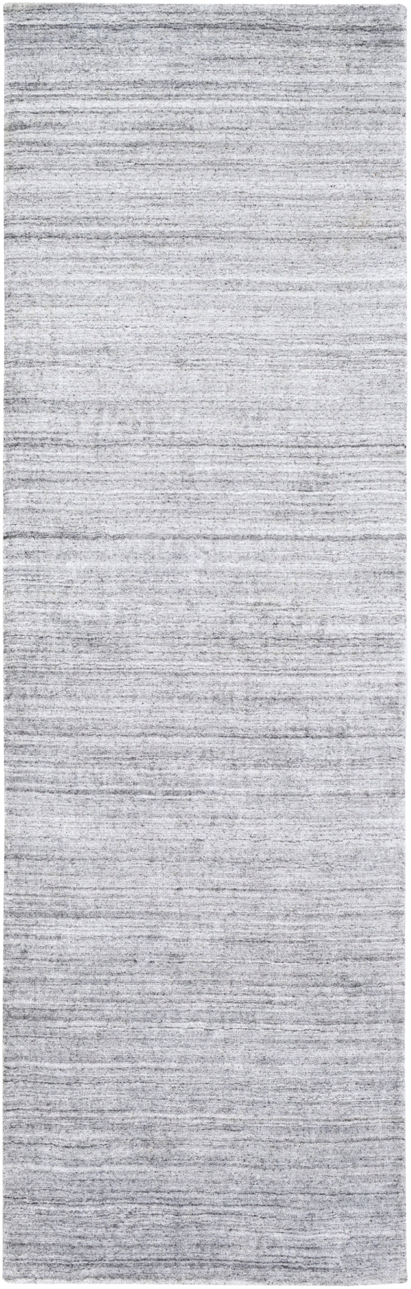 Torino TRN-2302 Modern Wool, Cotton, Viscose Rug TRN2302-268 Silver Gray, Medium Gray 60% Wool, 20% Cotton, 20% Viscose 2'6" x 8'